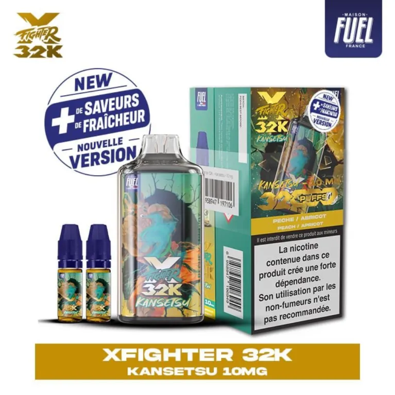 Puff X-Fighter 32K V2 10mg / Aspire x Fighter Fuel