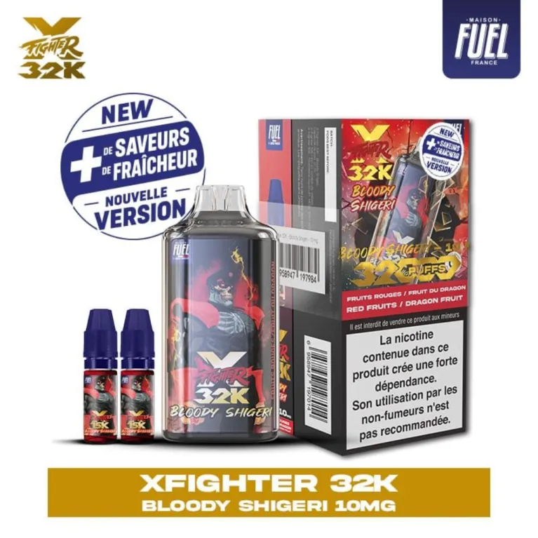 Puff X-Fighter 32K V2 10mg / Aspire x Fighter Fuel