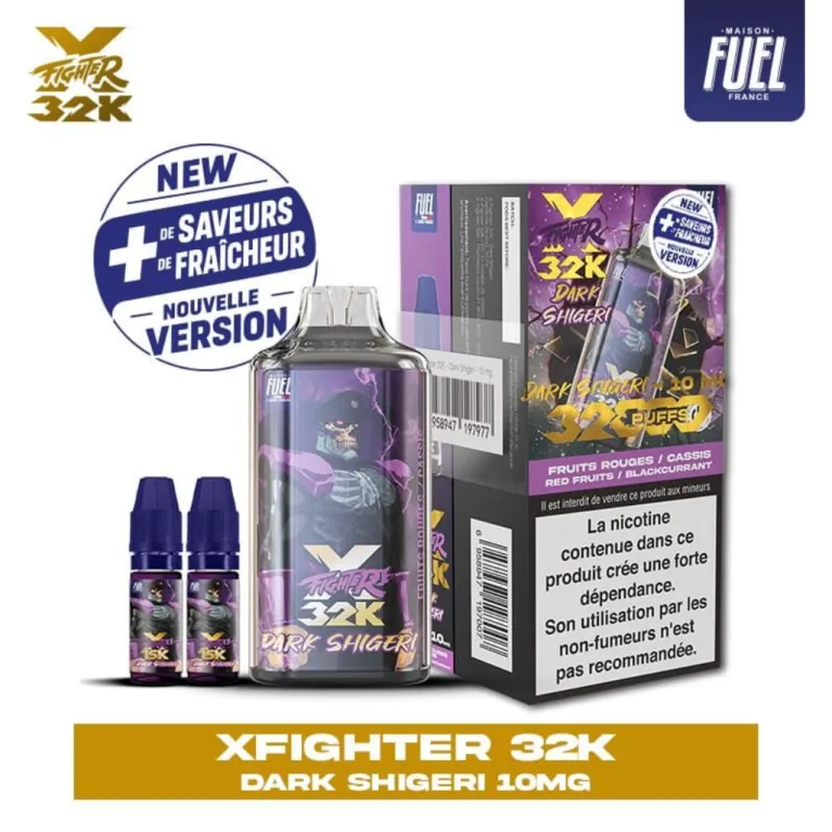 Puff X-Fighter 32K V2 10mg / Aspire x Fighter Fuel