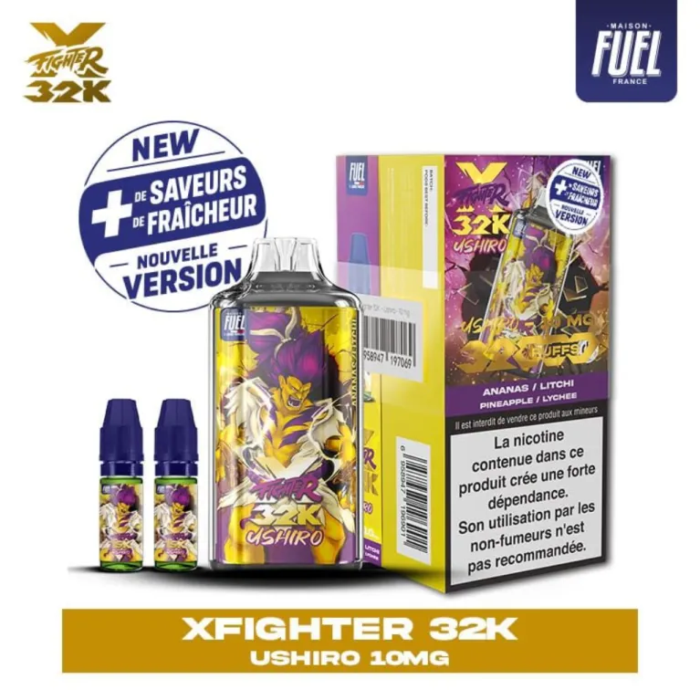 Puff X-Fighter 32K V2 10mg / Aspire x Fighter Fuel