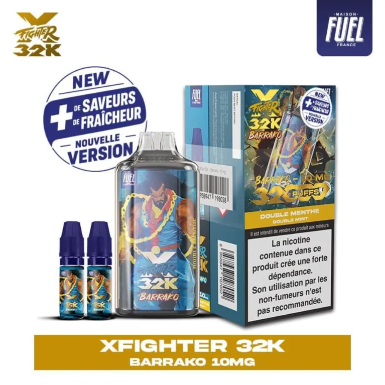 Puff X-Fighter 32K V2 10mg / Aspire x Fighter Fuel