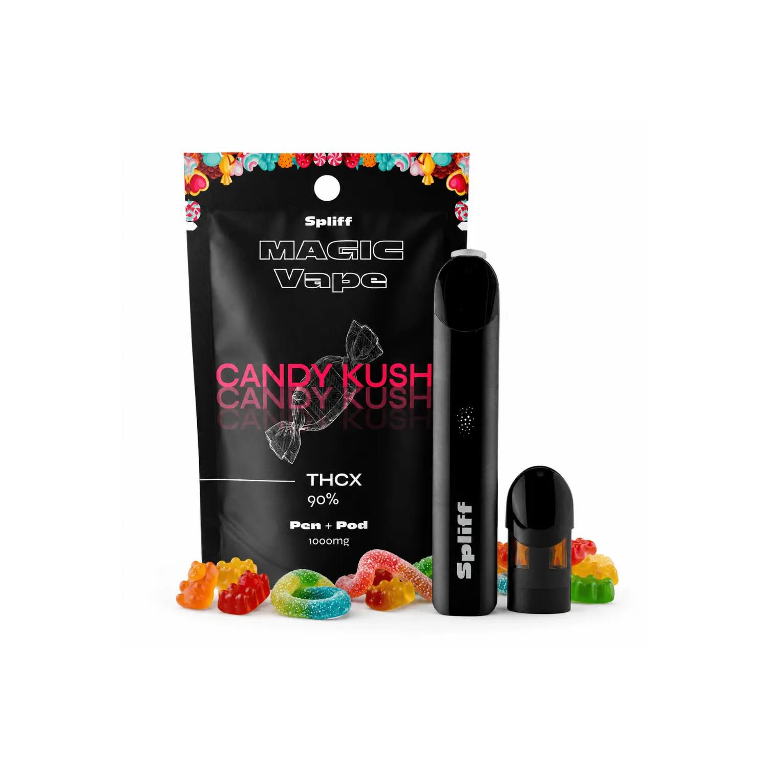 Vape THCX Candy Kush – Spliff | Around The Vape
