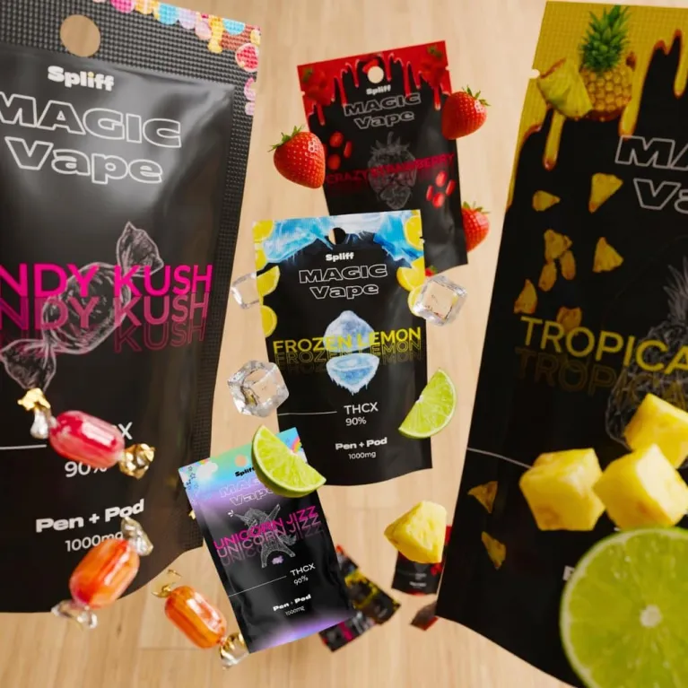 Vape THCX Crazy Strawberry – Spliff | Around The Vape