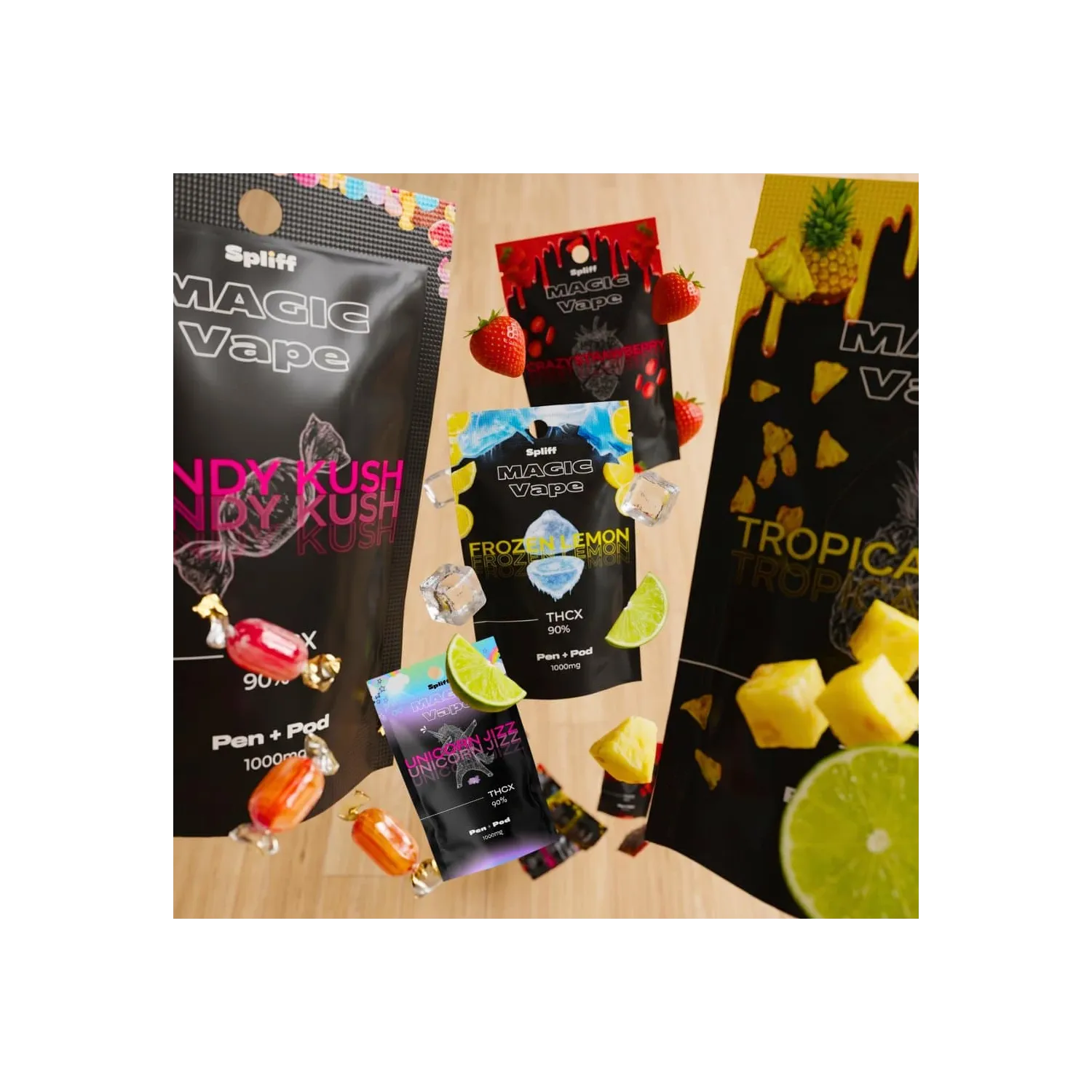 Vape THCX Frozen Lemon – Spliff | Around The Vape