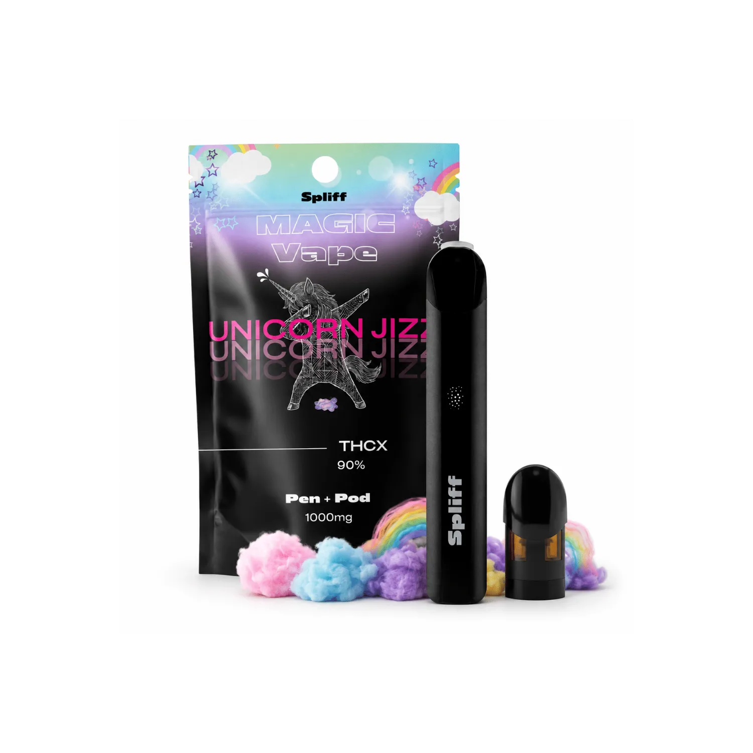 Vape THCX Unicorn Jizz – Spliff | Around The Vap