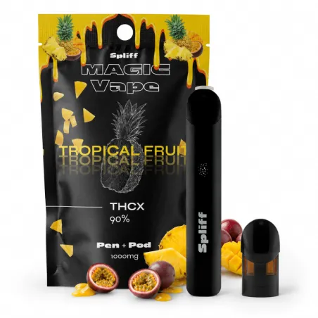 Vape THCX Tropical Fruit – Spliff | Around The Vap