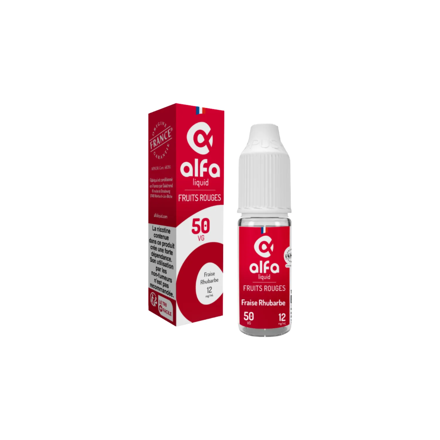 Eliquide Fraise Rhubarbe / Alfaliquid