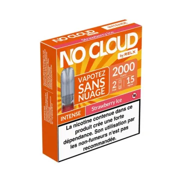 2x Cartouches No Cloud Intense 15mg / RELX