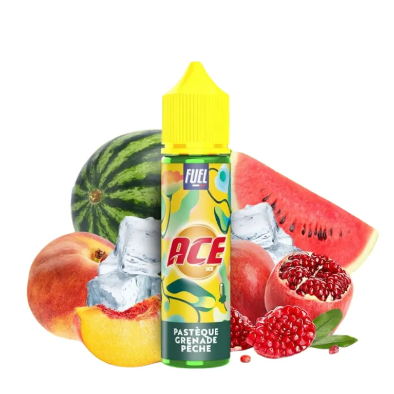 [PRECOMMANDE] E-liquide ACE Ice Pastèque Grenade Pêche 50ml – Maison Fuel