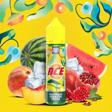 [PRECOMMANDE] E-liquide ACE Ice Pastèque Grenade Pêche 50ml – Maison Fuel