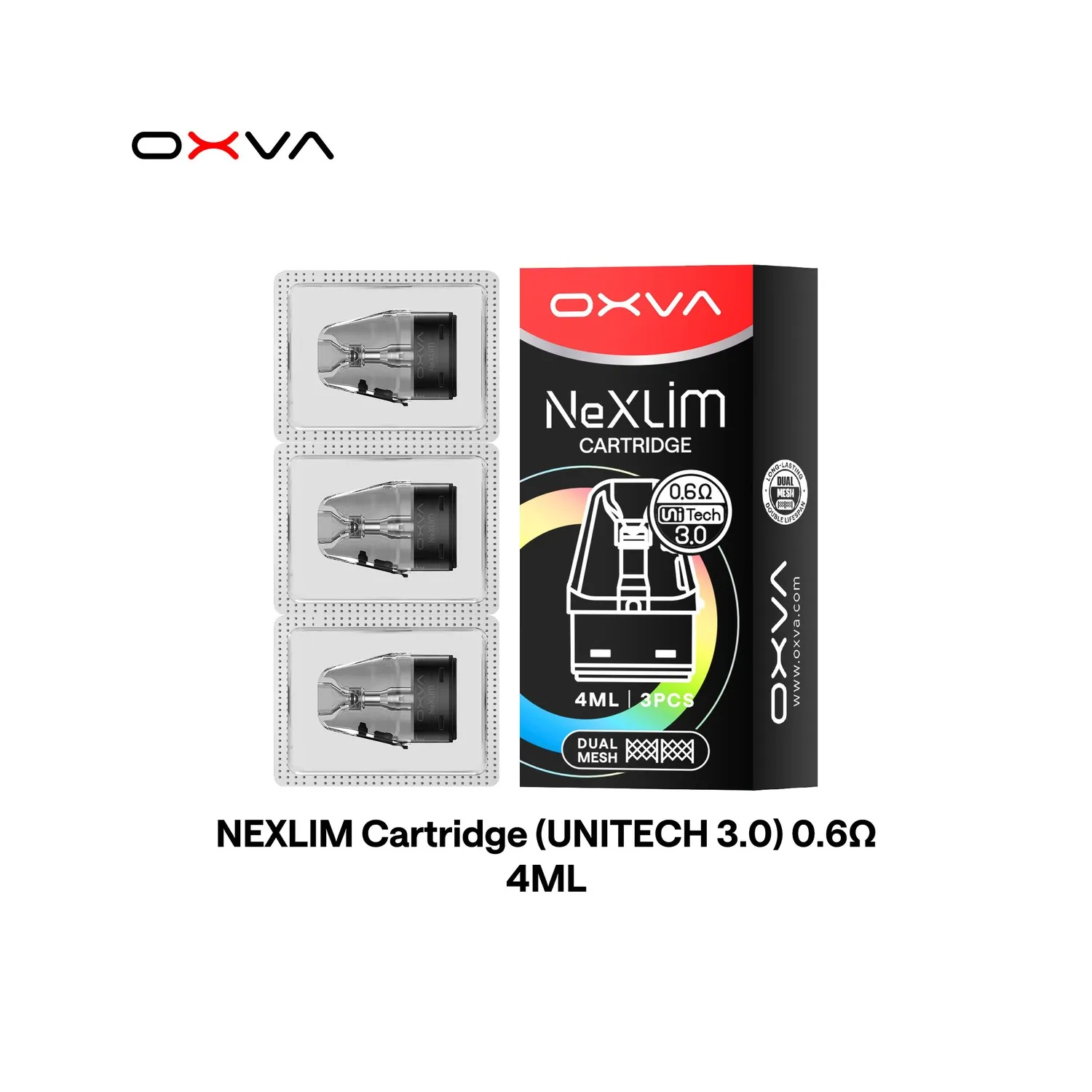 Cartouches NeXLIM Dual Mesh OXVA – Pack de 3 | Around The Vape