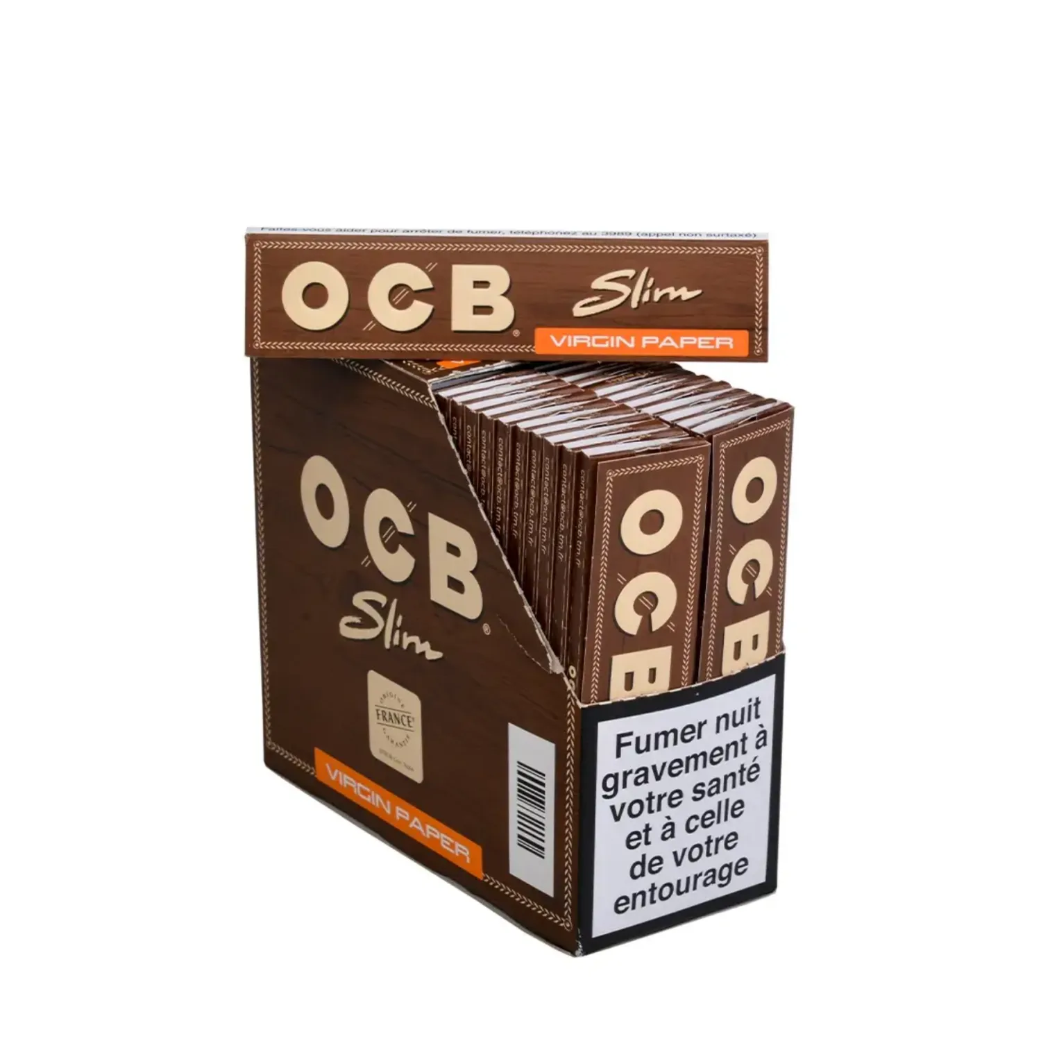 Feuilles à rouler Virgin Paper Slim – OCB | Around The Vape