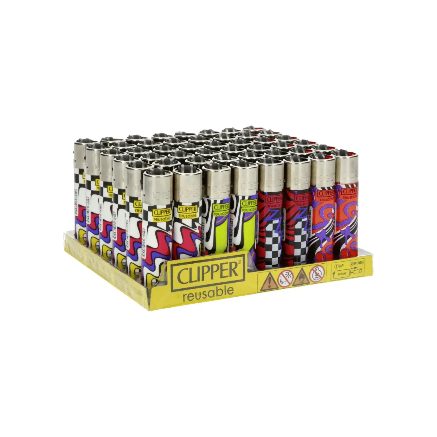 Briquet Psychodelic Pattern / Clipper