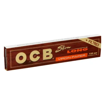 Feuilles à rouler OCB Virgin Slim + Tips Long – OCB