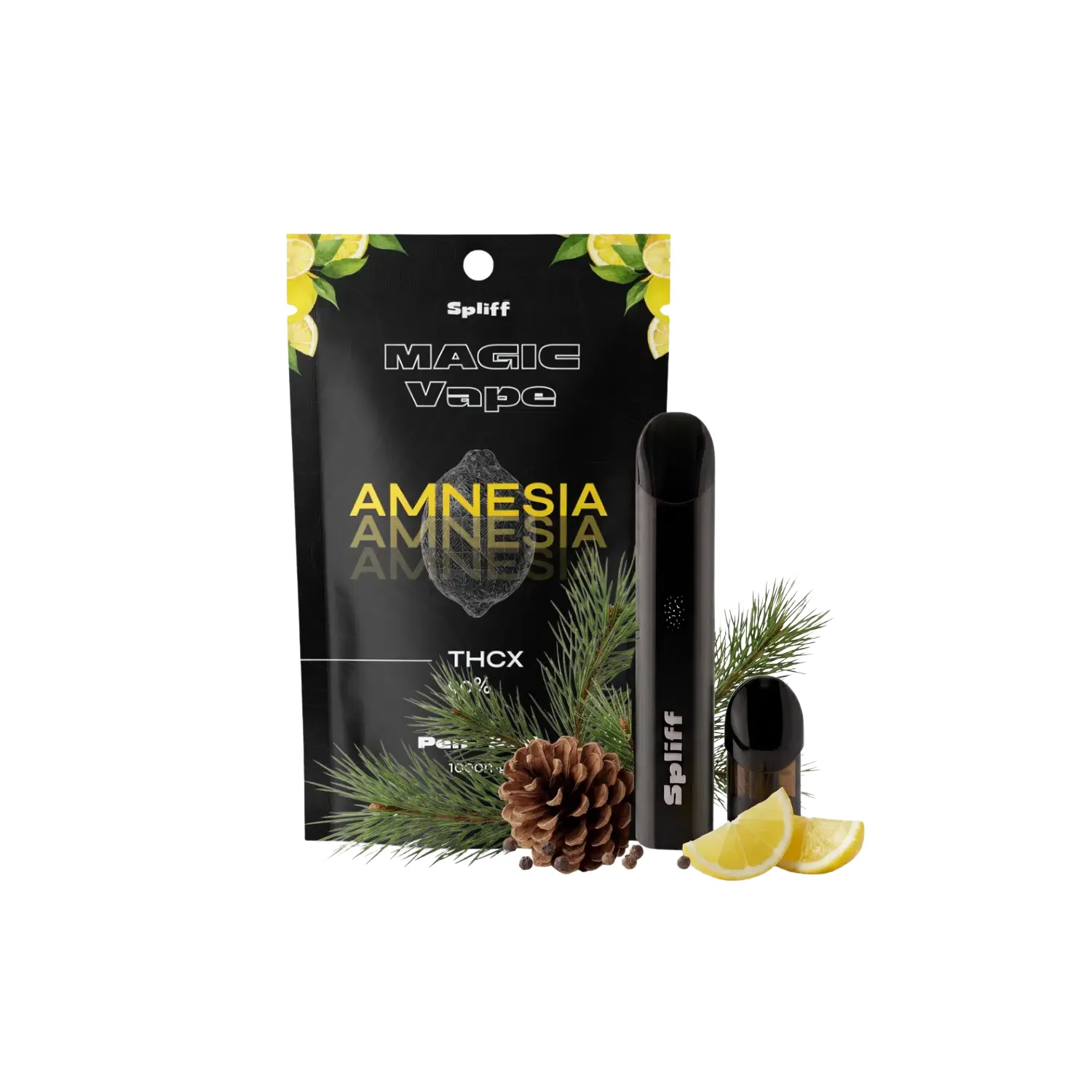 Vape THCX 90% Amnésia / Spliff