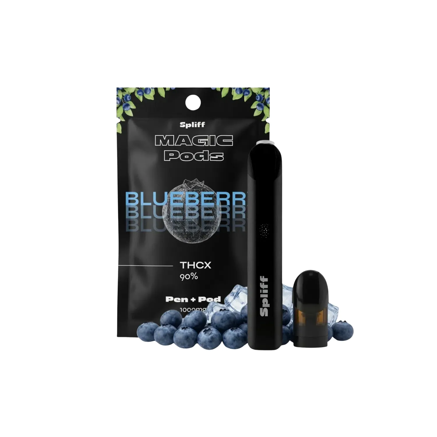 Vape THCX 90% Blueberry / Spliff
