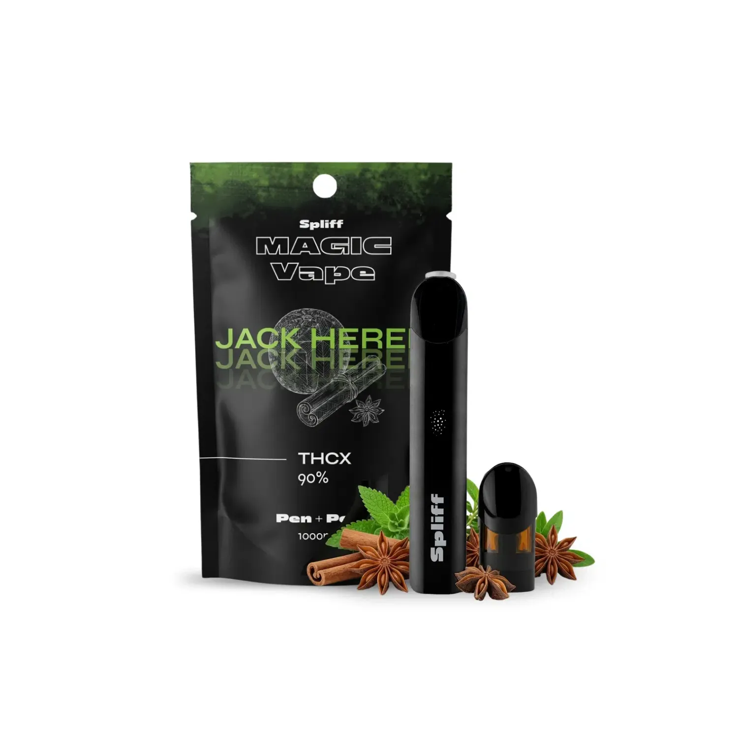 Vape THCX 90% Jack Herer / Spliff