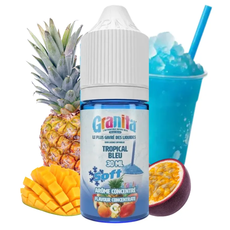 Arôme Concentré Tropical Soft Bleu - Granita / Alfaliquid
