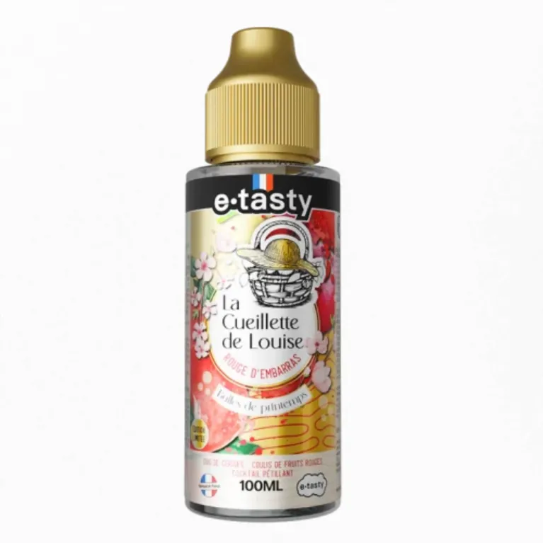 Eliquide Rouge d'Embarras Bulles de Printemps / La Cueillette de Louise / E.Tasty