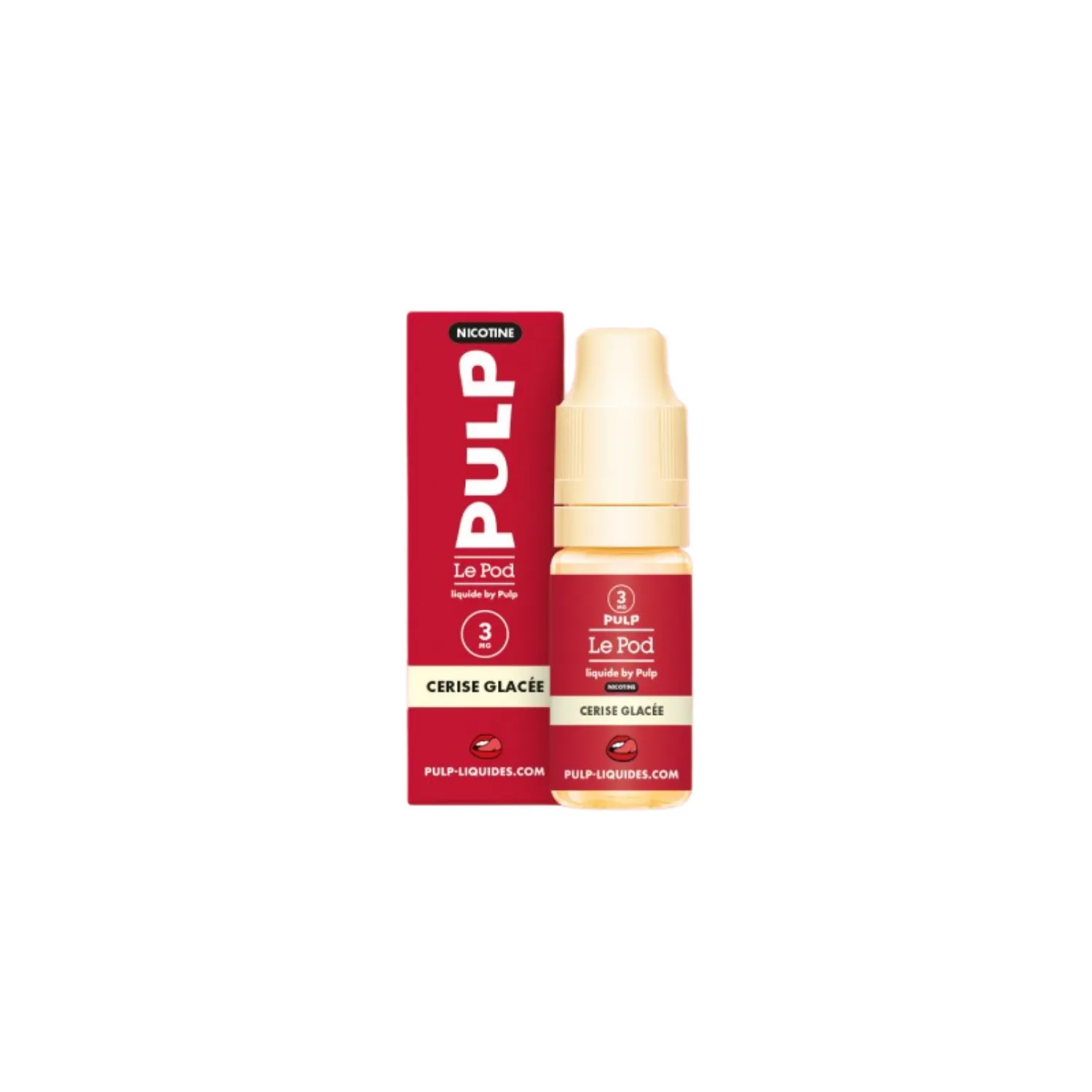 Eliquide Nic Base Cerise Glacée Le Pod Liquide / Pulp