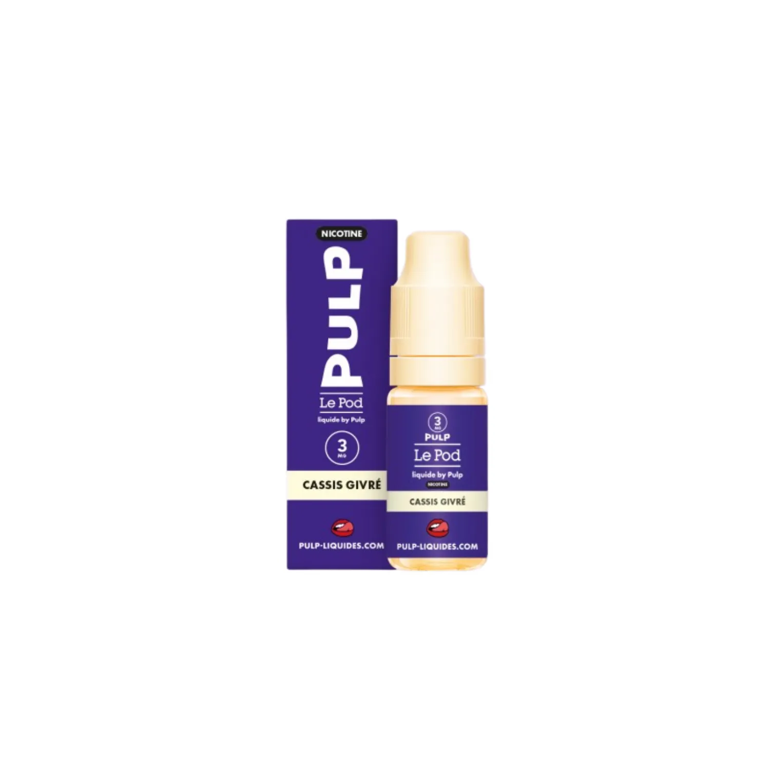 Eliquide Nic Base Cassis Givré Le Pod Liquide / Pulp