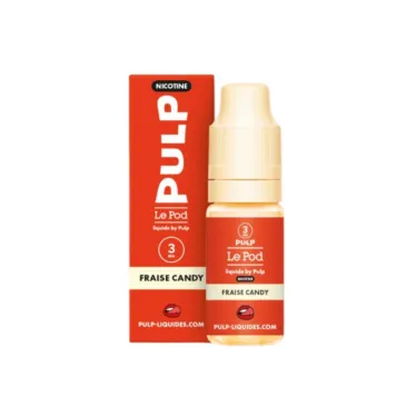 Eliquide Nic Base Fraise Candy Le Pod Liquide / Pulp