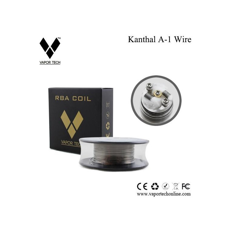 Kanthal A1 - RBA Coil par Vapor Tech