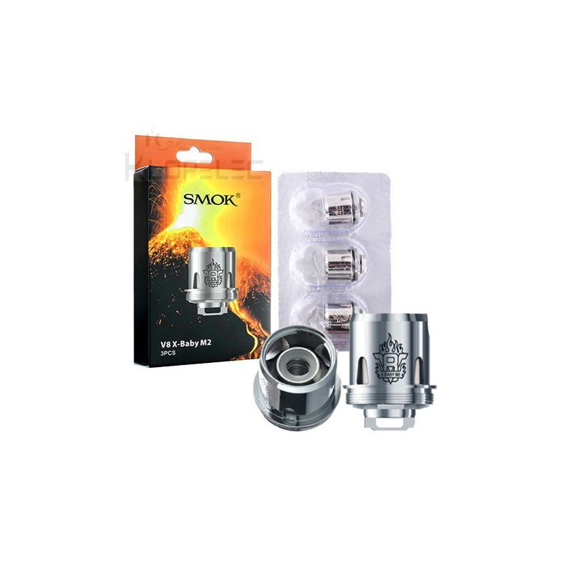 Pack de 3 Resistances TFV8 X-Baby