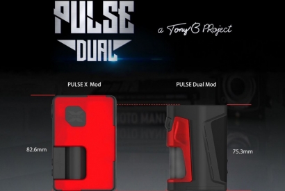 Petit mais costaud le KIT PULSE DUAL SQUONK par  VANDY VAPE 