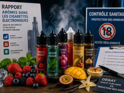 Arômes de vape : un rapport relance le débat sur leur encadrement