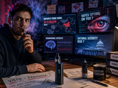 La vape rend-elle paranoïaque ? Quand l’actualité flirte avec l’absurde