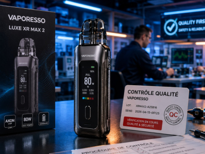Vaporesso lance un rappel préventif concernant certaines Luxe XR Max 2