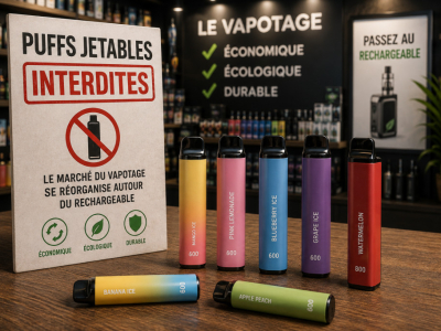 Puffs interdites : le rechargeable prend le relais