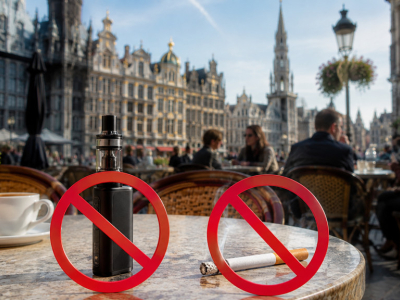 Belgique : fumer et vapoter en terrasse bientôt interdits