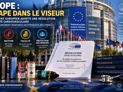 Europe : le Parlement veut durcir les règles sur la nicotine