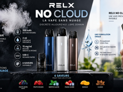 RELX No Cloud : la vape presque sans nuage