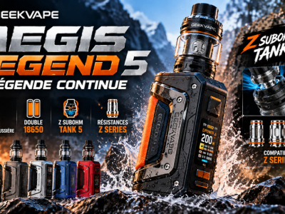 Geekvape Aegis Legend 5 : la légende continue