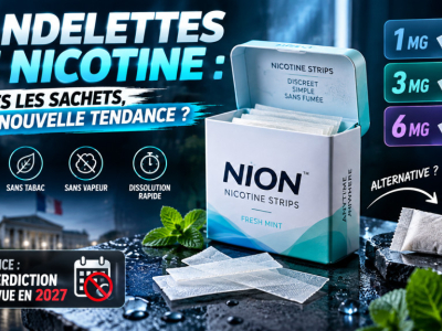 Bandelettes de nicotine : la nouvelle alternative aux sachets ?