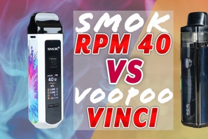 RPM40 VS VOOPOO VINCI : Comparaisons De 2 Pods Stars