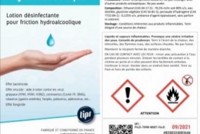 Lips France suspend sa production d'e-liquide pour le gel hydroalcoolique