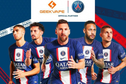 Le Paris Saint-Germain annonce son partenariat avec Geekvape